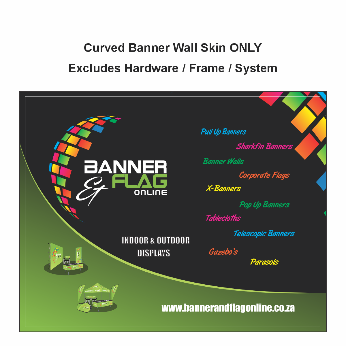 Curved Banner Wall Reprint