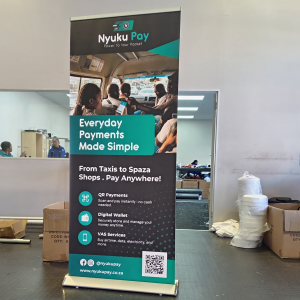 DELUXE PULL UP BANNER #1